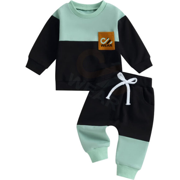 Outdoor Wholesale Kids Fleece Tracksuits Jogging Suits Hooded Custom Jogger Sweatsuit Sets #11