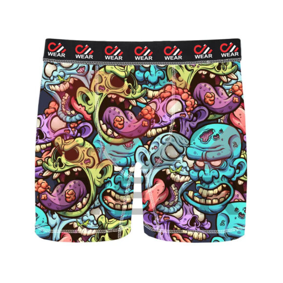 New Top Quality 2023 Fashionable Funny Cartoon Print Custom Men Briefs Underwear 100% Cotton Boxer Shorts Custom Made Pakistan - Image 5