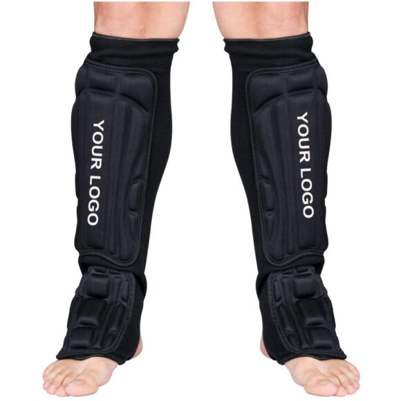 Kickboxing, MMA Martial Arts Shin Guards, Instep Guard Sparring Protective Leg Shin Foam Kick Pads