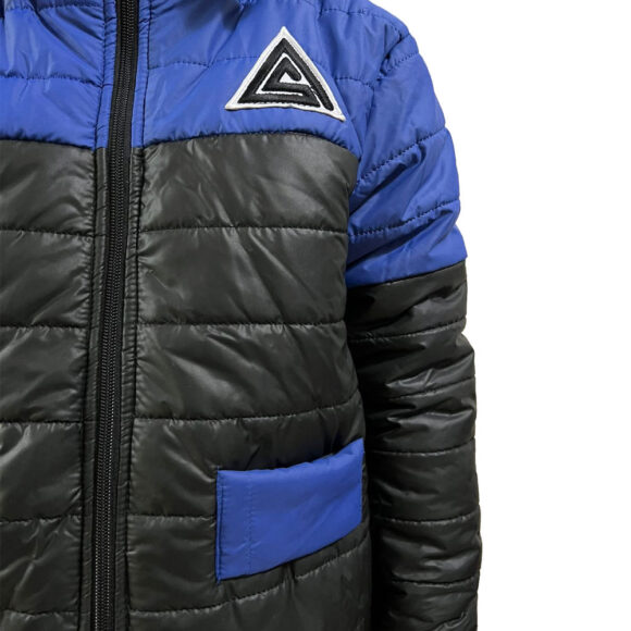 Kid Puffer Jacket Denim Jacket Black Light Blue 2023 Spring and Autumn for Children Clothing Casual Quantity Custom Cotton OEM - Image 4
