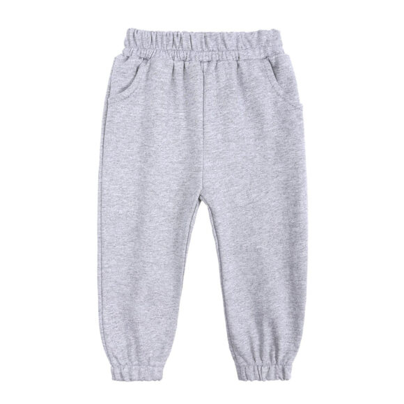 Wholesale Winter Tracksuit Plain Solid Blank Children Unisex Sportswear 2 Piece Set Children's Clothing Kids tracksuit - Image 4