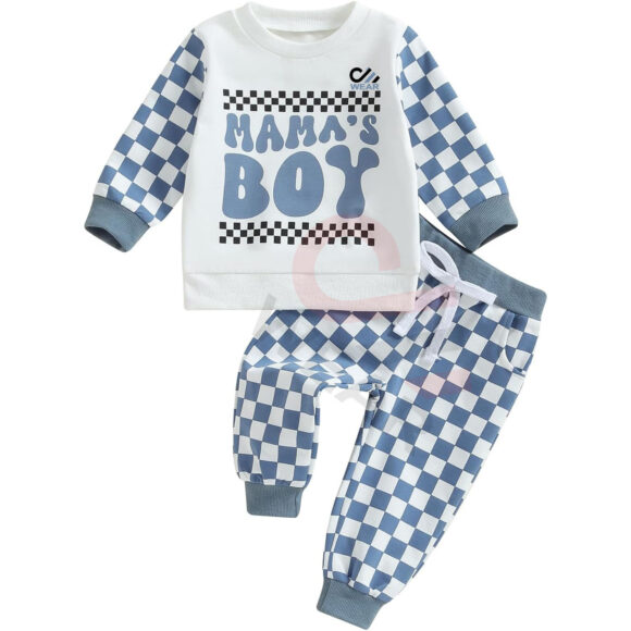 Thick Fleece Sweater Tracksuit Sports Hoodie Kids Outfit Sportswear Suit Baby Boy Clothing Sets Kids Clothing Set for Children - Image 2