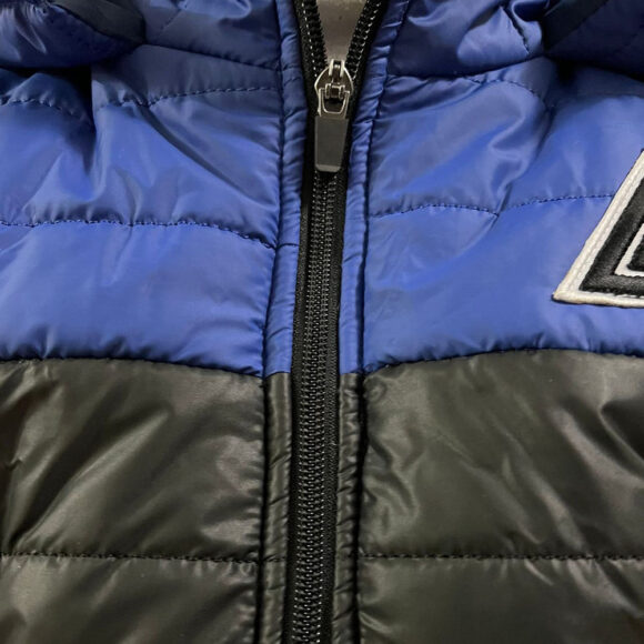 Kid Puffer Jacket Denim Jacket Black Light Blue 2023 Spring and Autumn for Children Clothing Casual Quantity Custom Cotton OEM - Image 3
