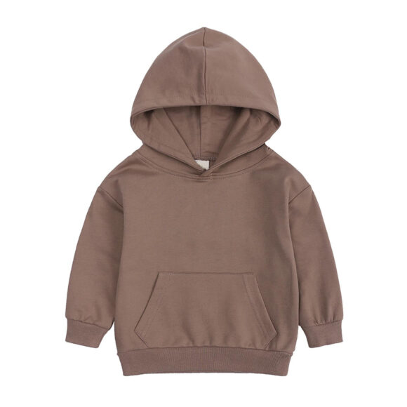 Wholesale Winter Tracksuit Plain Solid Blank Children Unisex Sportswear 2 Piece Set Children's Clothing Kids tracksuit - Image 2