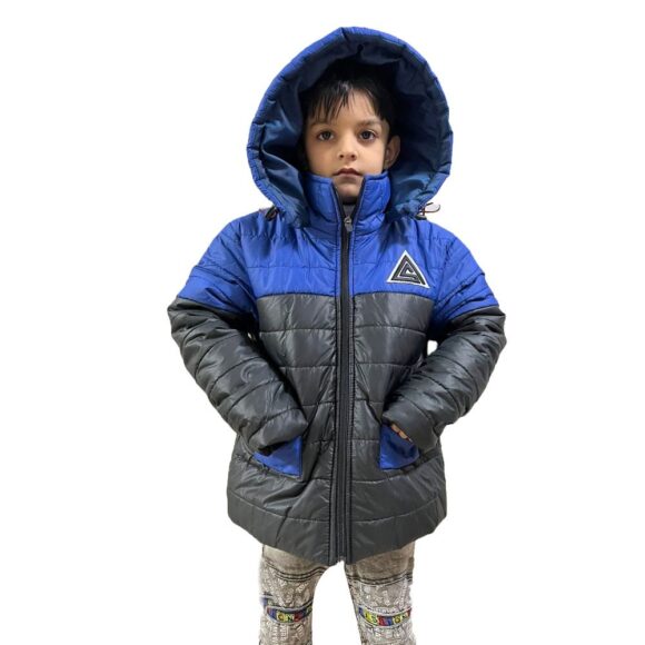 Kid Puffer Jacket Denim Jacket Black Light Blue 2023 Spring and Autumn for Children Clothing Casual Quantity Custom Cotton OEM - Image 7