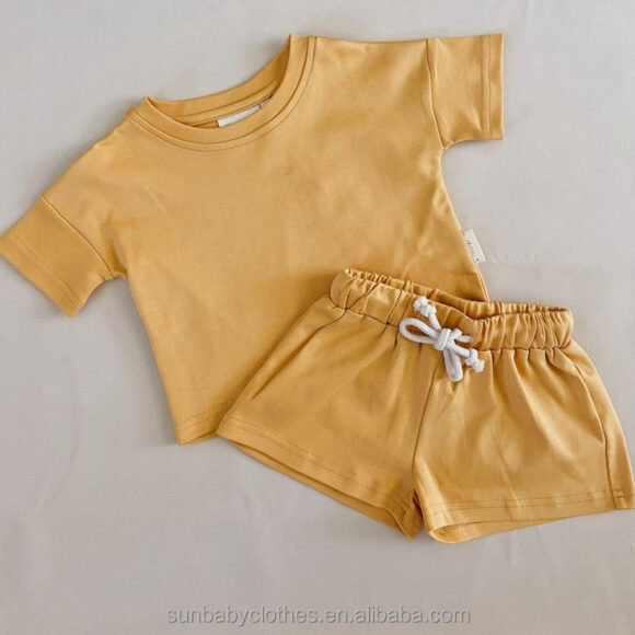 Summer 2pcs Children Sports Style Tracksuits T-shirts and Shorts Baby Kids Clothing Sets T-shirt Suit Short Sleeve Shorts - Image 3