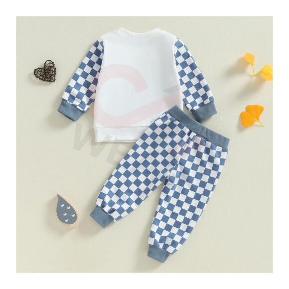 Thick Fleece Sweater Tracksuit Sports Hoodie Kids Outfit Sportswear Suit Baby Boy Clothing Sets Kids Clothing Set for Children