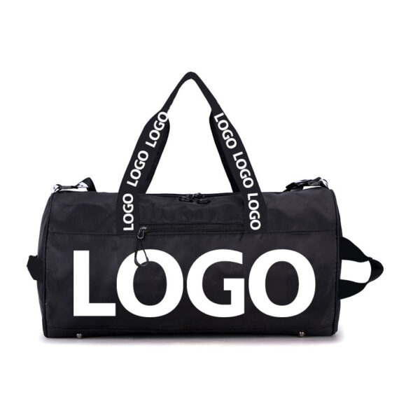 Wholesale Custom Fashion Logo Foldable Sports Gym Women Men Waterproof Travel Duffel Bag Pink Duffel Bag