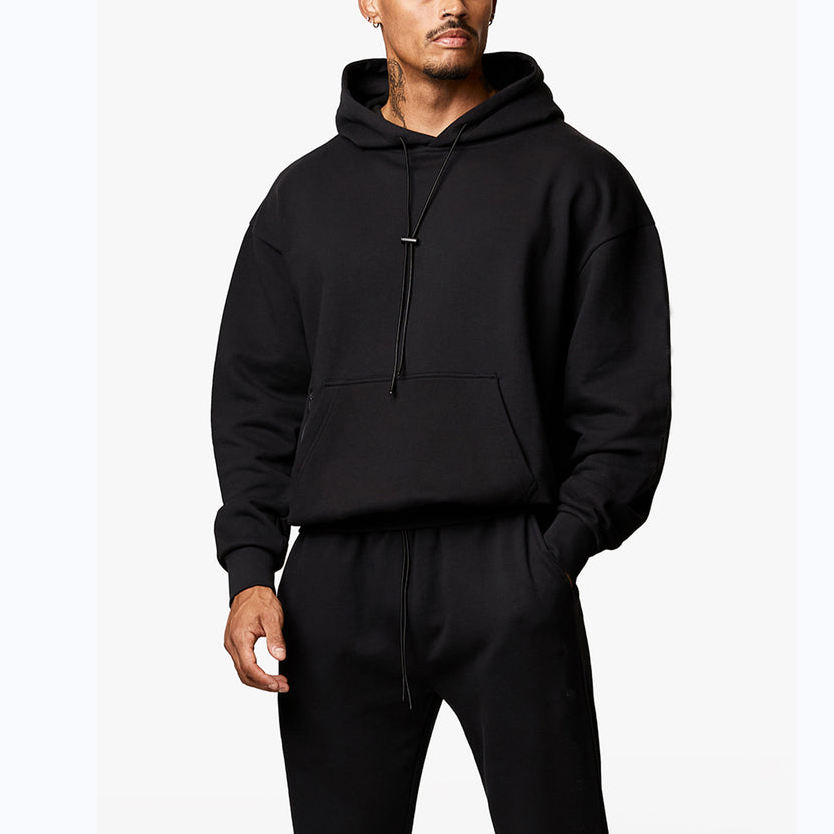 Custom OEM Logo Oversized Men's Hoodie Sweatshirt Heavy Weight Pullover Fleece Winter Clothing