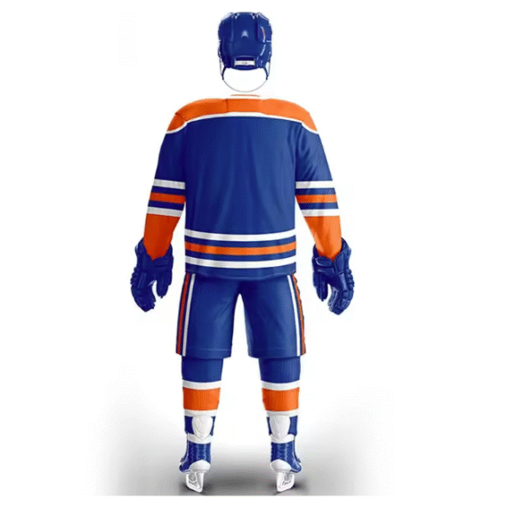 Wholesale Factory Breathable Sports Sweat Wicking Ice Hockey Uniform Custom Sublimated Printing Ice Hockey Jersey Without Logo - Image 5