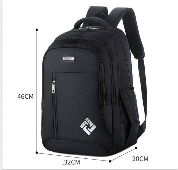 Large Capacity Waterproof School Travel Backpacks Business Laptop Bags with Logo - Image 6