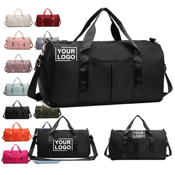 New Arrivals Custom Nylon Portable Durable Travel Gym Exercise Bag Waterproof Sports Bag with Logo Duffel Bag