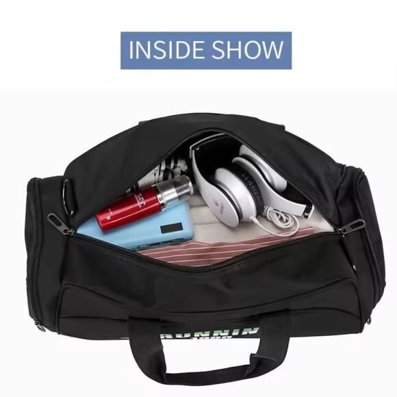 Custom Made Mens Sports Bag Workout Women Yoga Travel Duffel Bag Sports Team Swimming Large Nylon Weekend Bags - Image 2