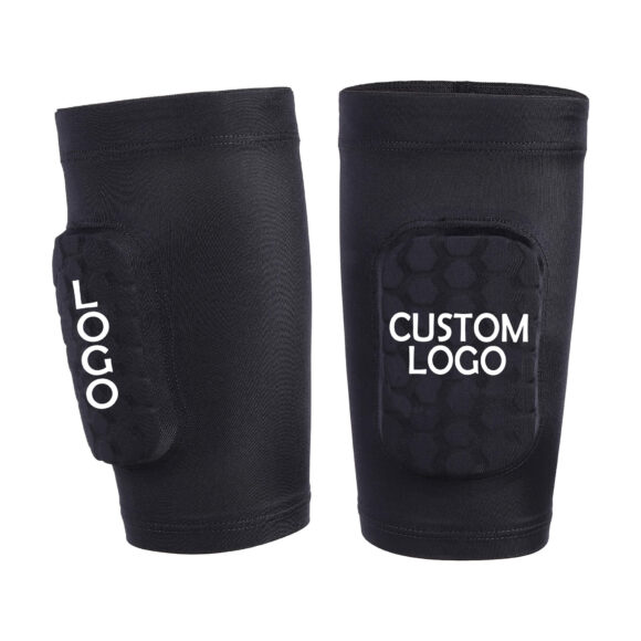 Custom Compression Soccer Leg Guard Football Shin Guards Eva Foam Anti-Slip Calf Sleeves Shin Guards Support Soccer Shin Guards