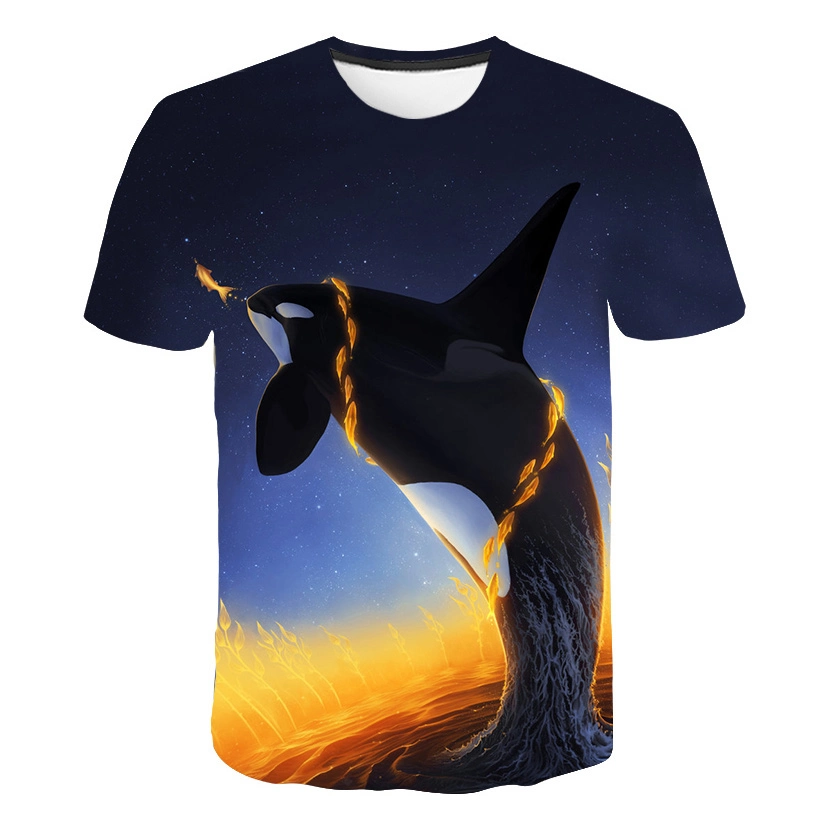 Custom Digital T-Shirt 3d Sublimation Print Men's T-Shirts Personalized Printed Graphic T-Shirts Polyester Sports T-Shirt For Men - Image 3