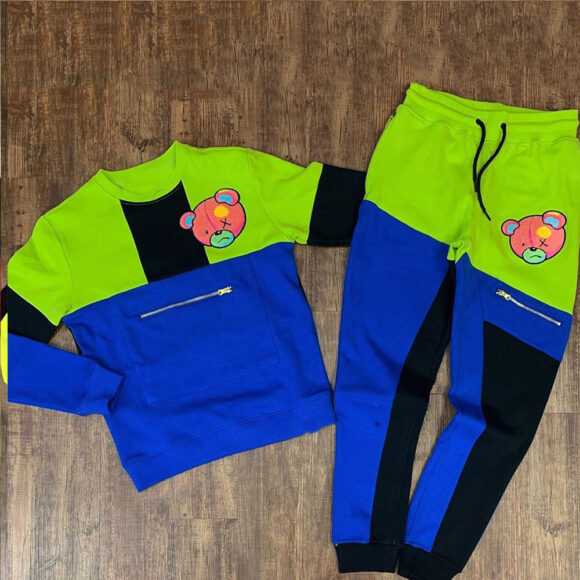 Boys Gym SweatSuit-Plus Size Youth Tracksuit for Winter Jogging Children's Sport Suit Blank Kids Track Suit Sweat Suit #6