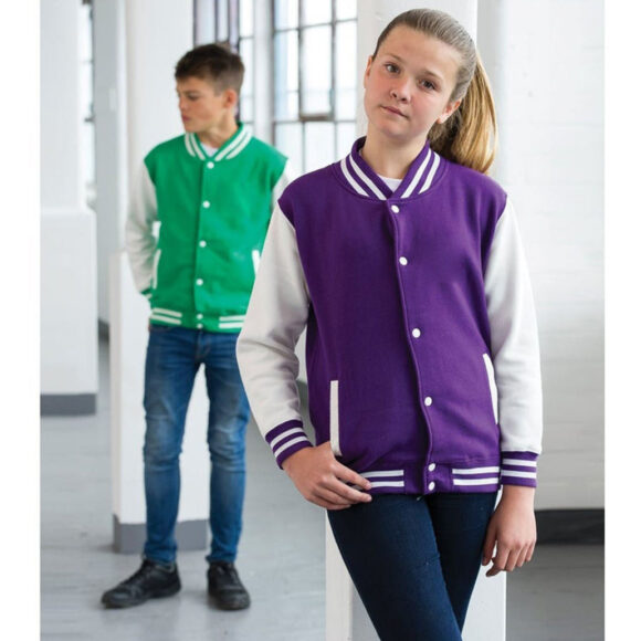 Kids Cute Babies Girls and Adult Baseball Jackets Custom Brand Custom Fabric Toddler Kids Letterman Jackets - Image 5